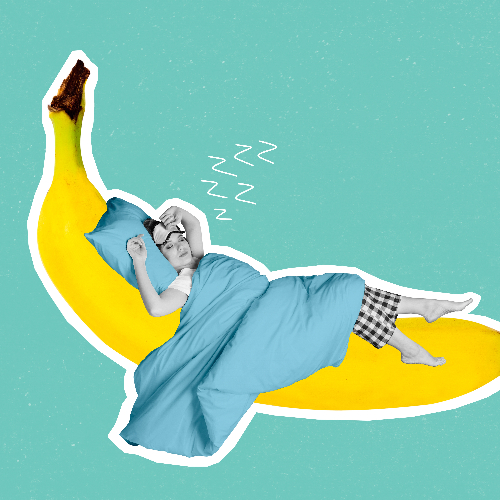 bananen slapen