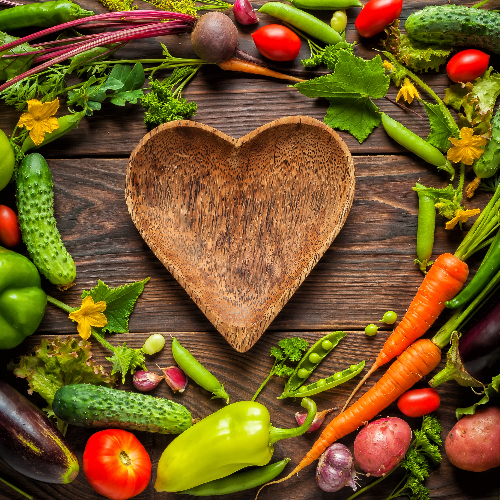 Eten van vers fruit en groenten, peulvruchten en vezels is gezond voor je hart
