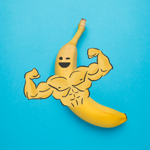 Sporten met een banaan is een slim idee