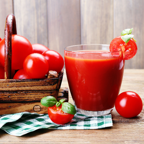 Tomatensap is erg gezond