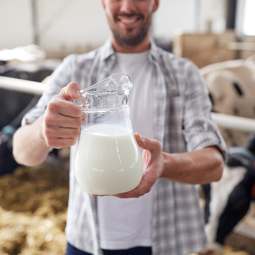 Verse melk van de boer is onverhit