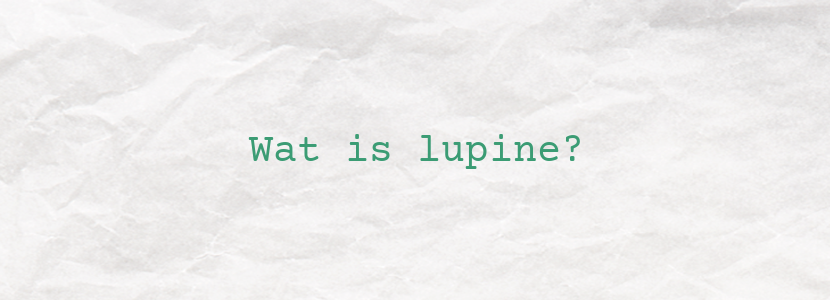 Wat is lupine?