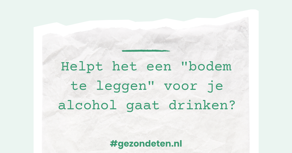 Wat Is Een Goede Bodem Voor Alcohol