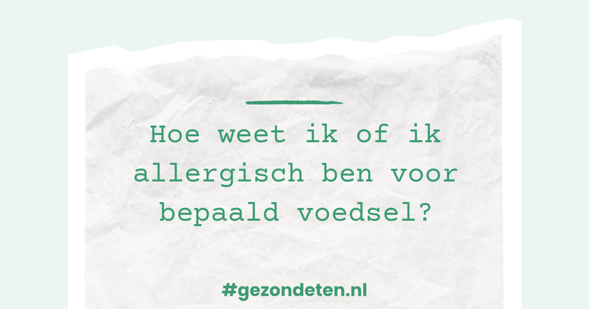 Waar Ben Ik Allergisch Voor
